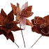 SILK POINSETTIA BROWN ASS 27CM