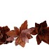SILK POINSETTIA BROWN ASS 27CM