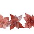 SILK POINSETTIA PINK ASS 27CM