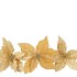 SILK POINSETTIA GOLD ASS 24CM