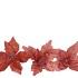 SILK POINSETTIA PINK ASS 24CM
