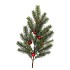 SILK PINE X-MAS BALL RED 64X23X6CM