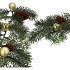 SILK GARLAND PINE X-MAS BALL GOLD 183X20X5CM