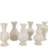 MAYSA OFF-WHITE MIX VASE ASS 8X8X17CM