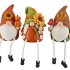 WONDERLAND ORANGE GNOME DANGLING LEG ASS 8X7X19CM