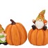 WONDERLAND ORANGE GNOME PUMPKIN ASS 16X8X18CM