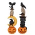 WONDERLAND ORANGE HALLOWEEN ANIMALS ASS 10X9X31CM