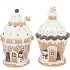 CANDY GINGERBREAD BROWN HOUSE LIGHT ASS 14X14X22CM