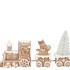 CANDY GINGERBREAD BROWN TRAIN 26X7X15M