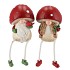 WONDERLAND RED GNOME DANGLING LEG ASS 8X8X20CM