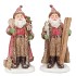 LESLY X-MAS BROWN SANTA CLAUS ASS 17X13X33CM