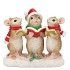 WONDERLAND RED MOUSES DECO 20X9X17CM