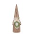 LESLY X-MAS WHITE GNOME WREATH 10X10X29CM