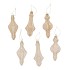 TWINKLE SAND GLASS PENDANT VELVET ASS 6X15CM