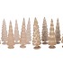 TWINKLE SAND GLASS TREE VELVET ASS 10X30CM