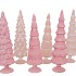 TWINKLE PINK GLASS TREE VELVET ASS 10X30CM