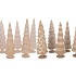 TWINKLE SAND GLASS TREE VELVET ASS 10X35CM