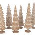 TWINKLE SAND GLASS TREE VELVET ASS 10X35CM