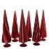 TWINKLE RED GLASS TREE SWIRL VELVET ASS 9X30CM