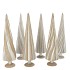 TWINKLE SAND GLASS TREE SWIRL VELVET ASS 9X30CM