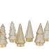 TWINKLE SAND GLASS MINI TREE LED ASS 6X13CM