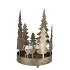 KAYA GOLD CANDLE HOLDER X-MAS METAL 19X27CM