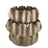 KAYA GOLD CANDLE HOLDER METAL 27X27CM