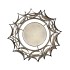 KAYA GOLD CANDLE HOLDER METAL 27X27CM