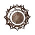 KAYA BRONZE CANDLE HOLDER METAL 27X27CM