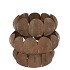 KAYA BRONZE CANDLE HOLDER METAL 23X23CM