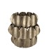 KAYA GOLD CANDLE HOLDER METAL 17X17CM