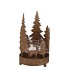 KAYA BRONZE CANDLE HOLDER X-MAS METAL 13X22CM