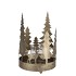 KAYA GOLD CANDLE HOLDER X-MAS METAL 16X27CM