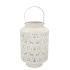 KAYA WHITE LANTERN X-MAS METAL 21X33CM