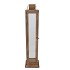 KAYA BRONZE LANTERN METAL 17X17X69CM