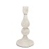 KAYA WHITE CANDLE HOLDER 11X23CM