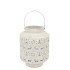 KAYA WHITE LANTERN X-MAS METAL 21X28CM