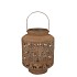 KAYA BRONZE LANTERN X-MAS METAL 21X28CM