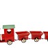 KAYA RED TRAIN DECO METAL 95X16X26CM