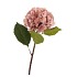 SILK OLD HYDRANGEA PINK SINGLE STEM 70CM