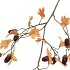 SILK OLD OAK FRUIT BROWN STEM 90CM