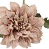 SILK OLD DAHLIA COFFEE SINGLE STEM 68CM