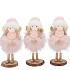 LOULOU PINK X-MAS STANDING GIRL  ASS 6X6X17CM