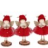 LOULOU RED X-MAS STANDING GIRL WINGS ASS 6X6X17CM