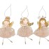LOULOU PINK X-MAS HANGER GIRL WINGS ASS 9X6X15CM