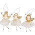 LOULOU WHITE X-MAS HANGER GIRL WINGS ASS 9X6X15CM
