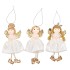 LOULOU WHITE X-MAS HANGER DANGLING LEGS ASS 6X6X16CM