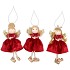 LOULOU RED X-MAS HANGER DANGLING LEGS ASS 6X6X16CM