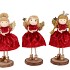 LOULOU RED X-MAS STANDING ANGEL ASS 6X6X17CM