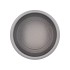 CERAMIC GREY STRUCTURE POT BERLIN 13CM